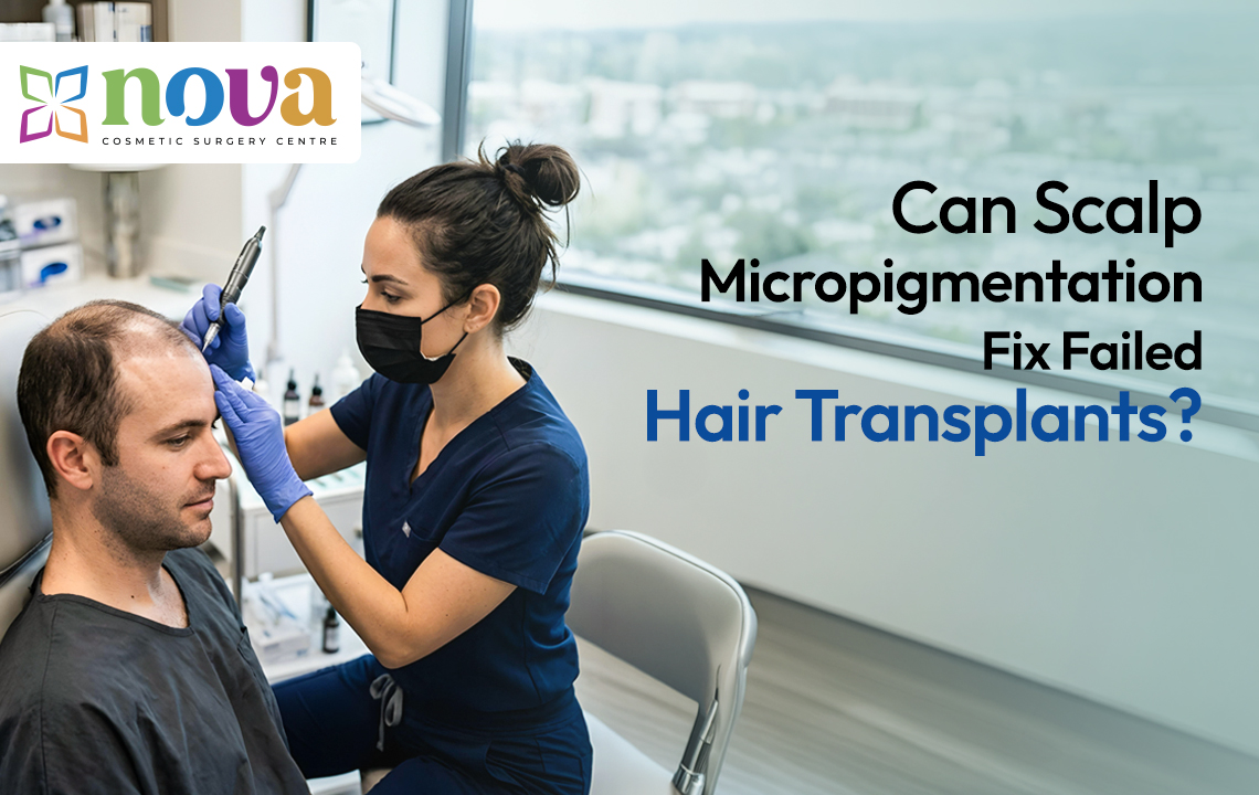 Can Scalp Micropigmentation Fix Failed Hair Transplants?